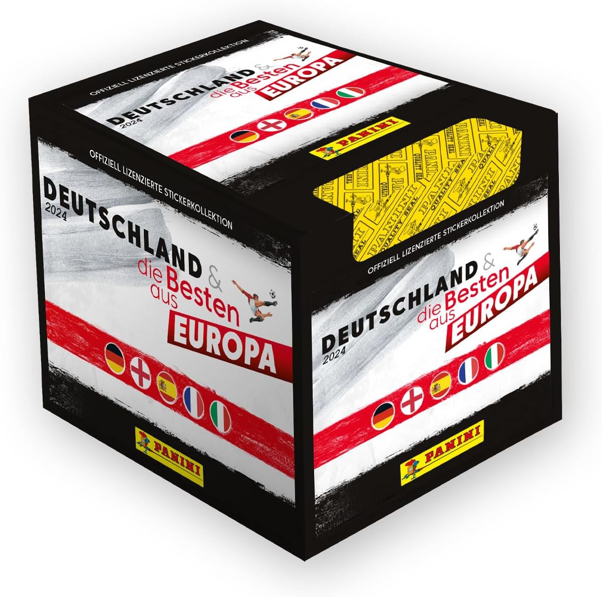 Panini Deutschland 2024 & die Besten aus Europa Sticker Box mit 50